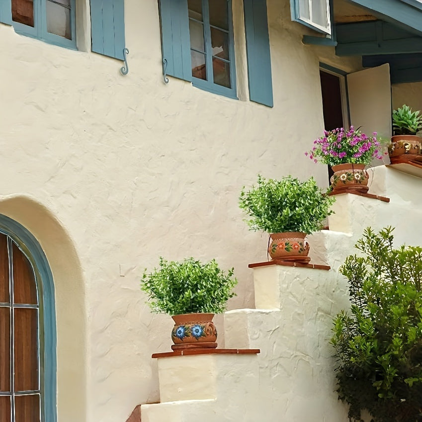 US Local Set Of 20 UV-resistant Bionic Eucalyptus, Suitable For Indoor And Outdoor Decoration-perfect For Weddings, Homes, Gardens, And Offices