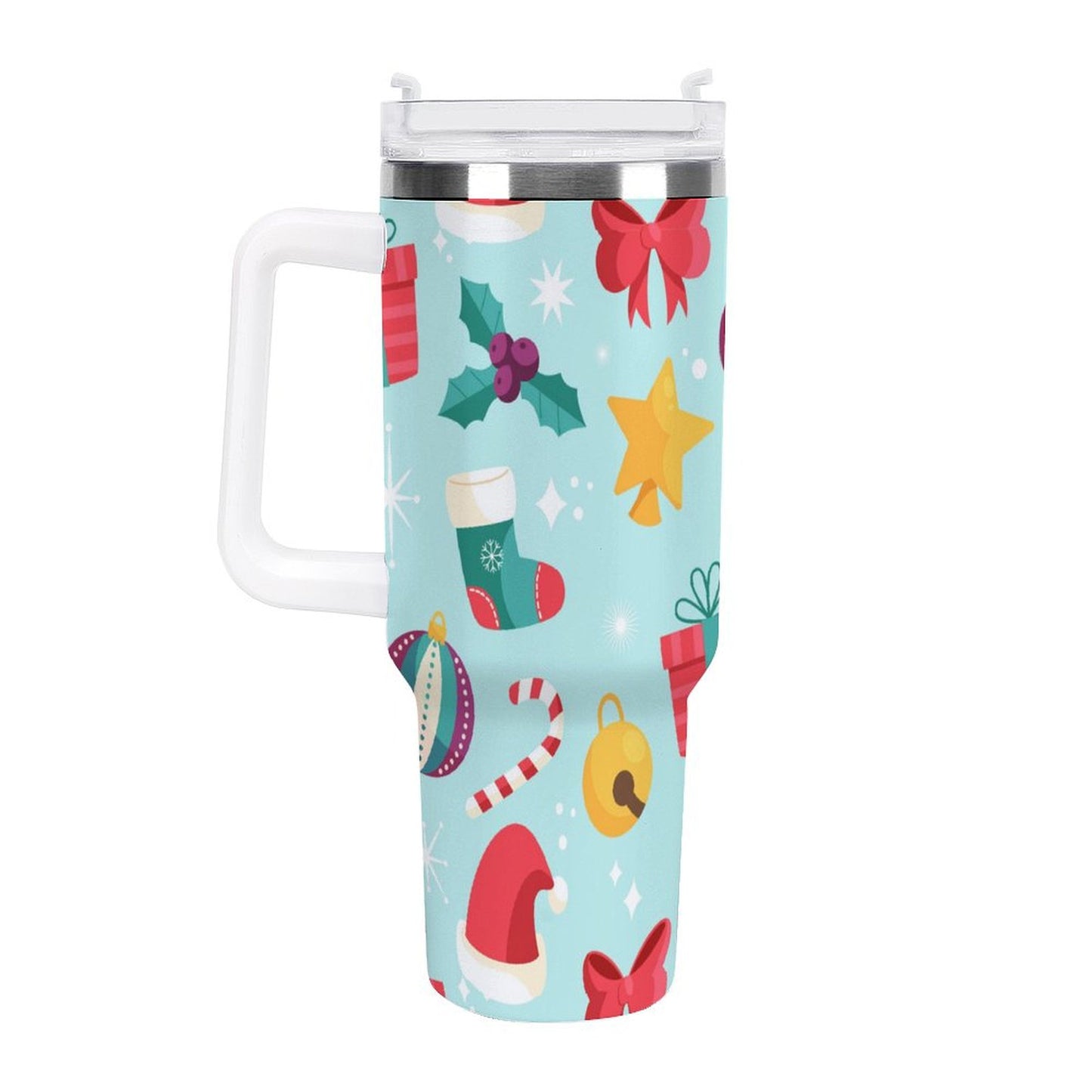 PHDT00166 POD US Local Tumbler 40 oz Large Capacity Car Cup Christmas