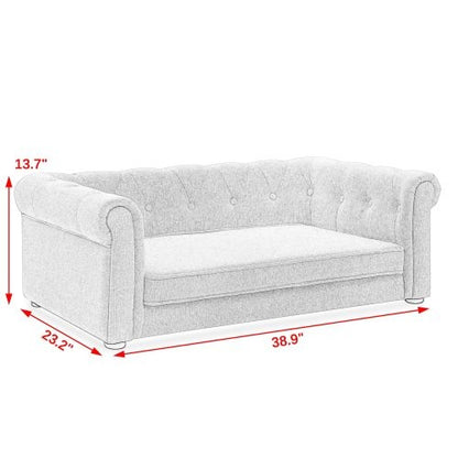 US Local Elegant Rectangular Pet Bed For Medium And Large Dogs