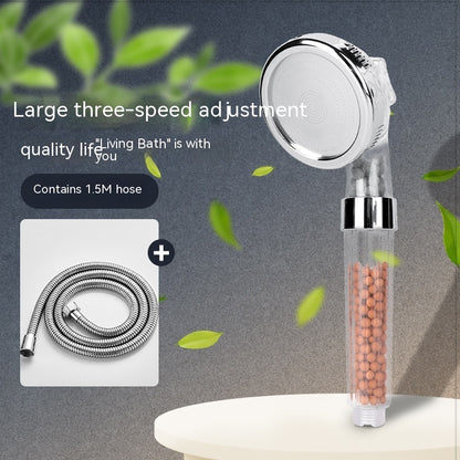 US Local Three-speed Anion Supercharged Filtering Shower Head Nozzle
