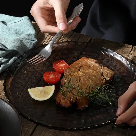 US Local Deluxe Premium Cutlery Flatware Set For The Home - Stainless Steel Cutlery Service With 1 Dinner Fork, 1 Dinner Knife, 1 Dinner Spoon And 1 Tea Spoon - Durable, Elegant And Rust-resista