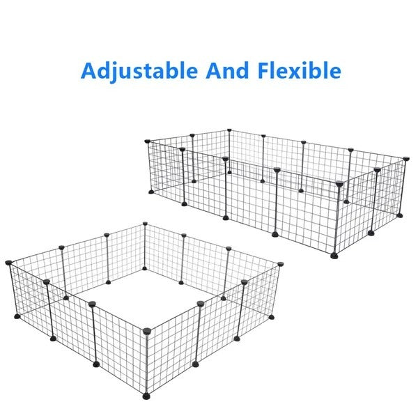 US Local Pet Playpen Small Animal Cage Indoor Portable Metal Wire Yard Fence For Small Animals