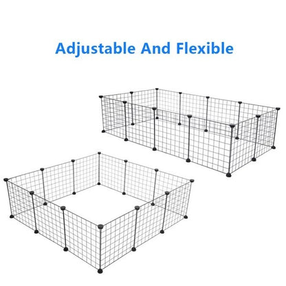 US Local Pet Playpen Small Animal Cage Indoor Portable Metal Wire Yard Fence For Small Animals
