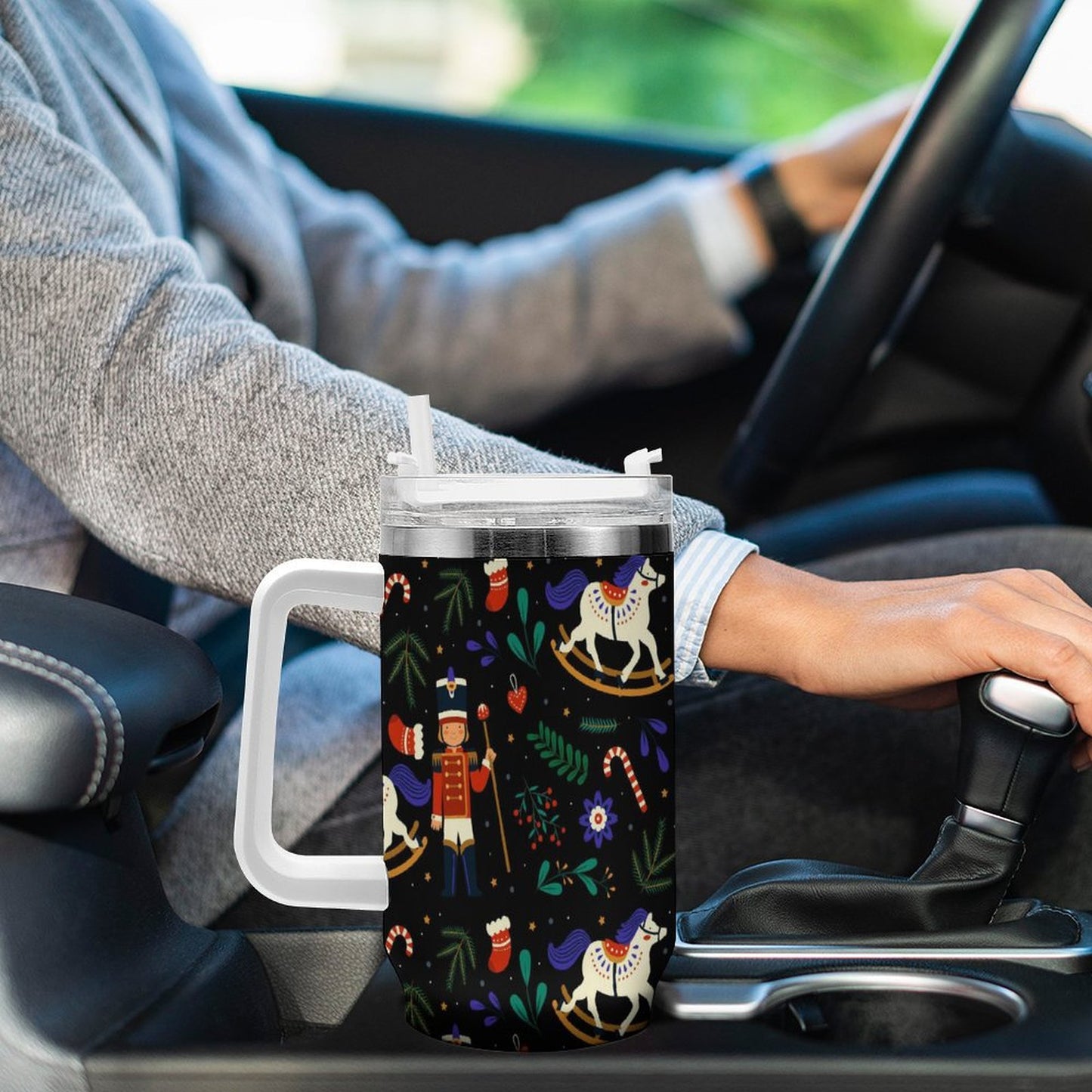 PHDT00014 POD US Local Tumbler 40 oz Large Capacity Car Cup Christmas