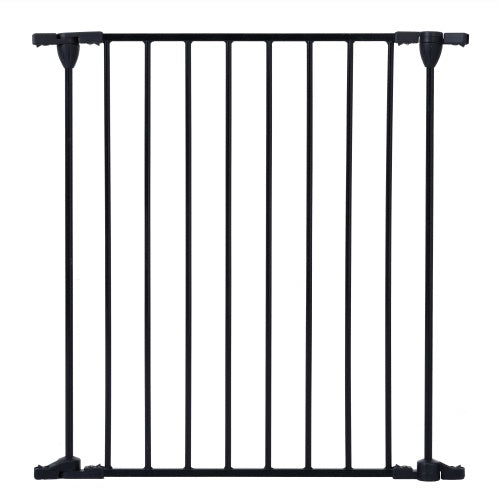 US Local 200 Adjustable Safety Gate 8 Panels Play Yard Metal Doorways Fireplace Fence Christmas Tree Fence Gate For House Stairs Gate Prohibited Area Fence