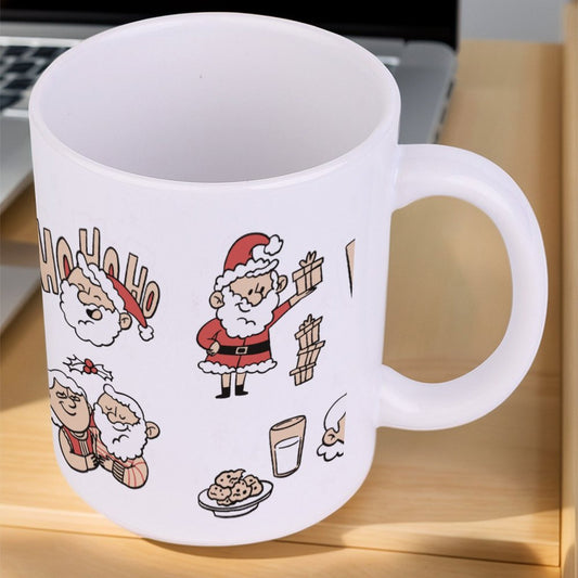 POD US Local White mug with full print, Christmas, Santa 0038
