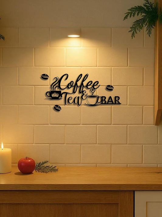 US Local Vintage Metal Coffee Bar Sign,Rustic Wall Hanging Decor For Kitchen,Bathroom