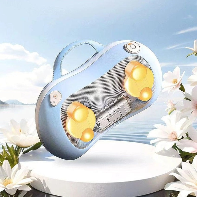 US Local Massage The Back And Neck With Heated, Kneading Deep Tissue Massage Pillows