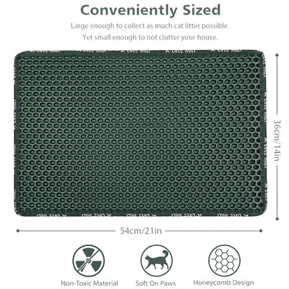 US Local Double Layer Rice Shaped Cat Litter Pad