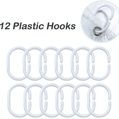 US Local 3D Pebble Pattern Shower Curtain In PEVA Durable Material, 71x71 Inches With Strong Magnets, Suitable For Shower Cabins And Bathtubs