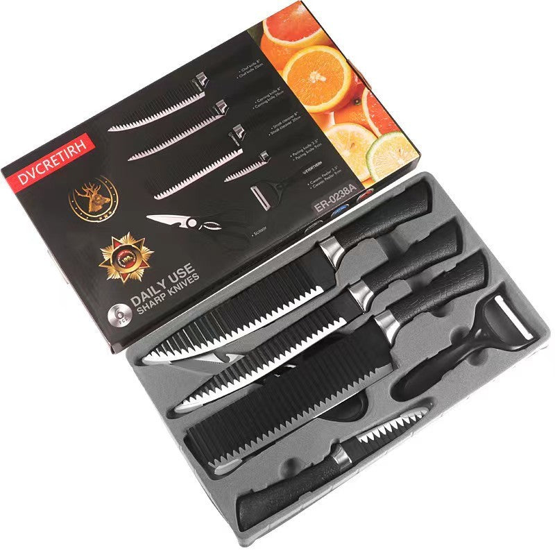 US Local Stylish Stainless Steel Kitchen Knife Set