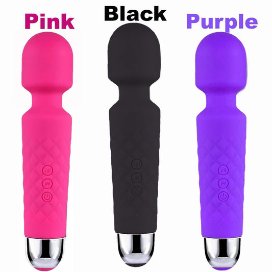 US Local Magic Massage Wand Muscle Relaxation Massager 20 Speed Vibrating Full Body Therapy Motor Vibration