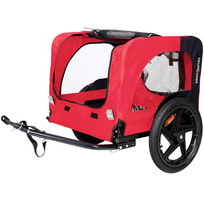 US Local Bicycle Trailer For Pets Outdoor Foldable Dog Trailer With Reflectors