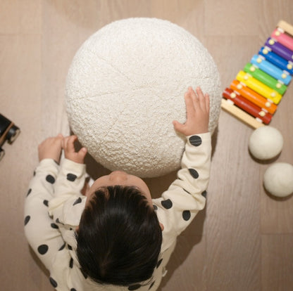 US Local Luna 12 Inches  Round Spherical Decorative Ball Throw Pillow