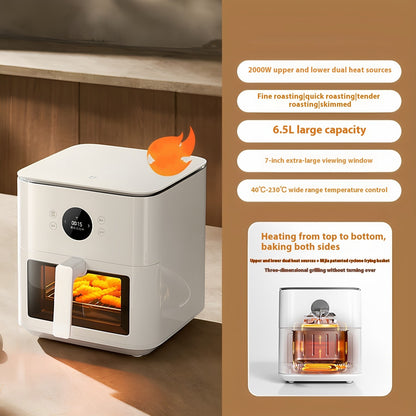 Visual Non Flip Electric Fryer Oven