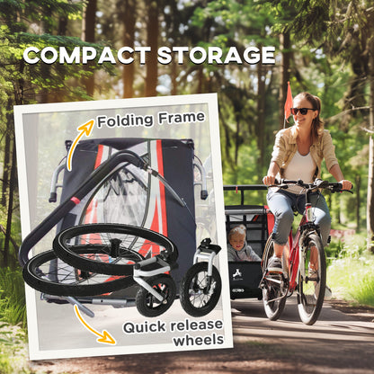 US Local 3-in-1 Bike Trailer for Kids