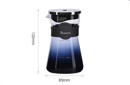 Heat Resistant Glass Hand Brew Coffee Filter Cup Sharing Pot