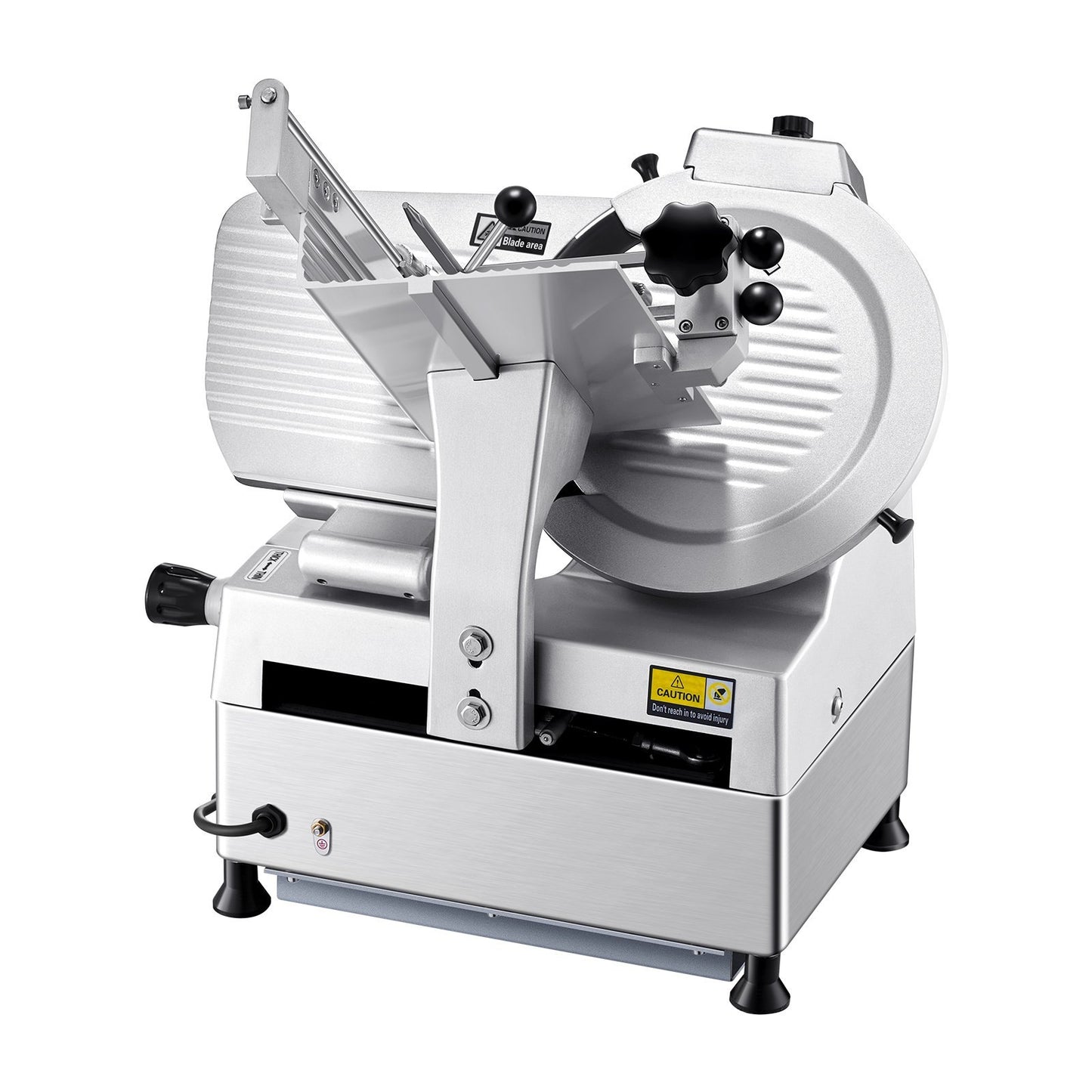 US Local Meat Slicer 550W 12" Electric Deli Food Slicer For Frozen Meat Bread Cheese