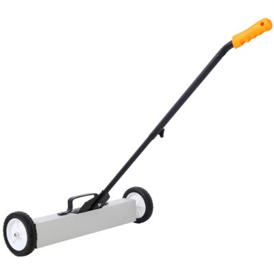 US Local 24' Rolling Magnetic Pick-Up Sweeper, Heavy Duty Push-Type With Release, For Nails Needles Screws Collection,30 Pound Capacity