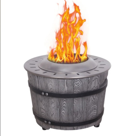 US Local Smokeless Fire Pit Fueled By Wood Pelletsbrancheswood With A Woody Appearance