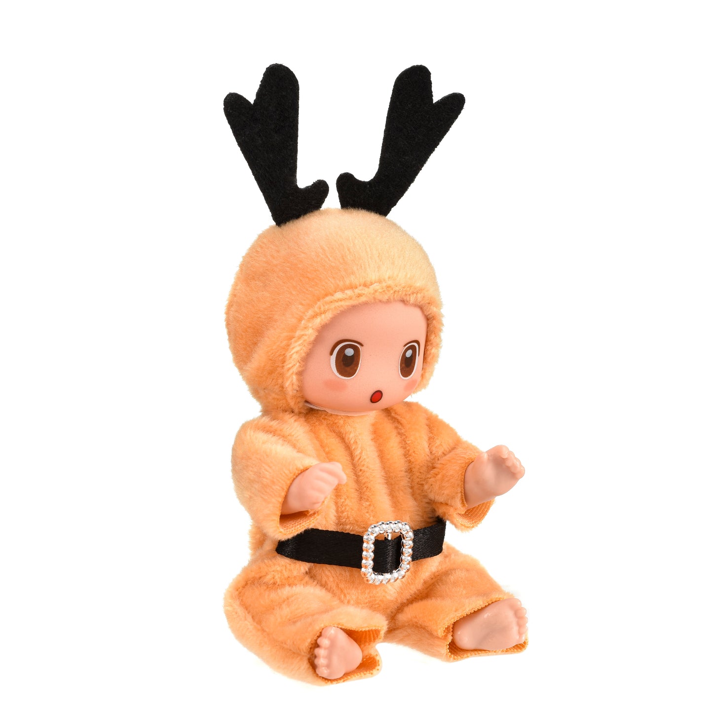 US Local Mini Reborn Baby Dolls, 6 Pcs Mini Doll Set, Washable Lifelike Baby Dolls, Animal Clothes Cute Tiny