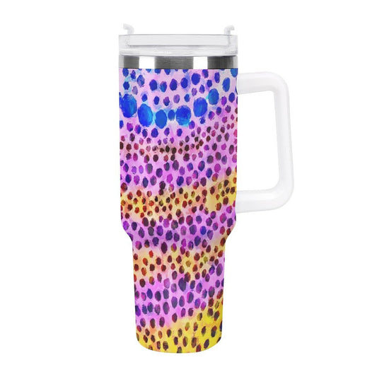 PHDT00399 POD US Local Tumbler 40 oz Large Capacity Car Cup Leopard