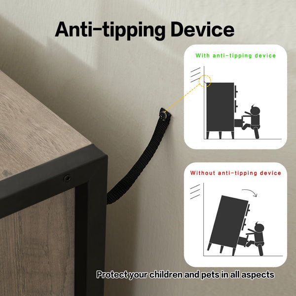 US Local Wooden Dresser With 6 Drawers, Wooden Lockers