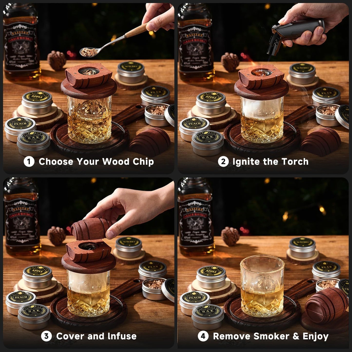 UK Local Cocktail Smoked Set