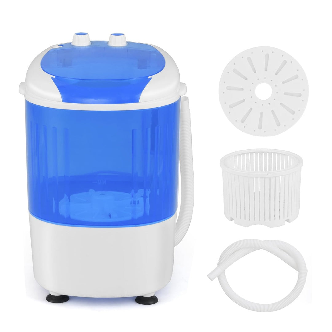 US Local Only Supports Self Pickup  Mini Washer, Portable, With Spin Dryer, 5.5 Lb Capacity Washer, Spin Timer Control, Compact Washer For Homes, Apartments, RVs, Available In Two Colors