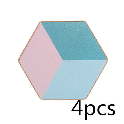 Geometric casserole insulation placemat