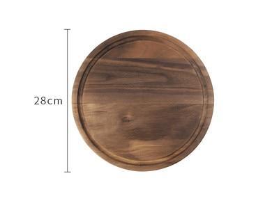 US Local Black Walnut Wood Cutting Board Creative Whole Tray Fruit Chopping Cutting Board Wood Chopping Blocks For Kitchen