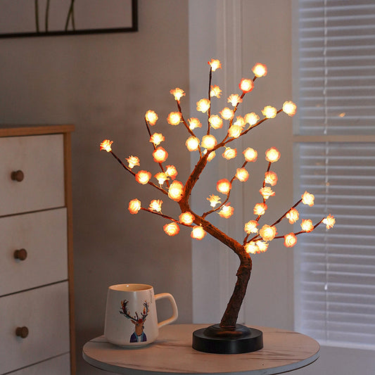 Thanksgiving Maple Leaf Tree Lamp Decorative Creative