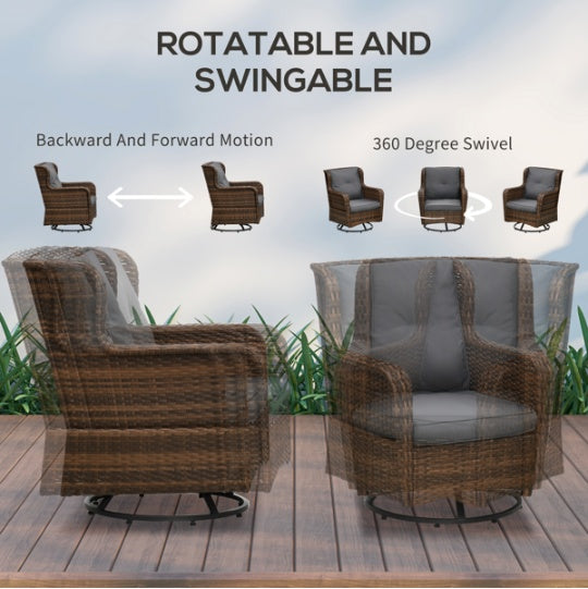 US Local Pieces Patio Furniture Set