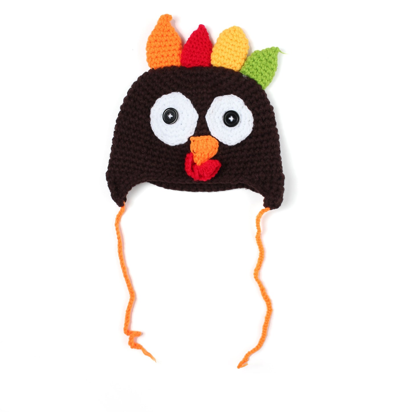 Baby Thanksgiving hand-woven turkey hat