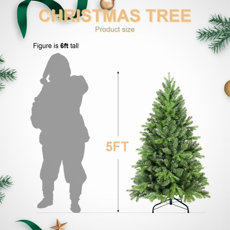 US Local PE, PVC Christmas Tree, Green