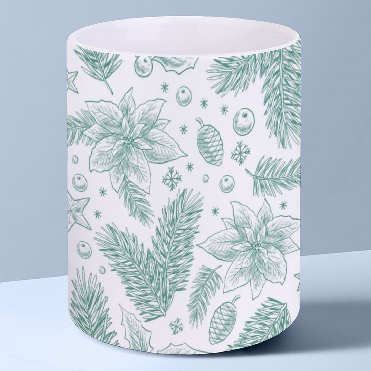 POD US Local White mug with full print, Christmas Food 0074