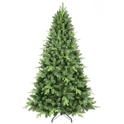 US Local Artificial 4ft Green Christmas Tree With 636PVC Hard Needle Mixed Branch Tips, Memory Wire Iron Wire, Hinged Premium & Foldable Base For Indoor Holiday Decorating