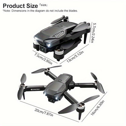 US Local F198 Drone Professional Dual Camera 1080P WIFI FPV HD Aerial Photography Brushless Foldable Drone