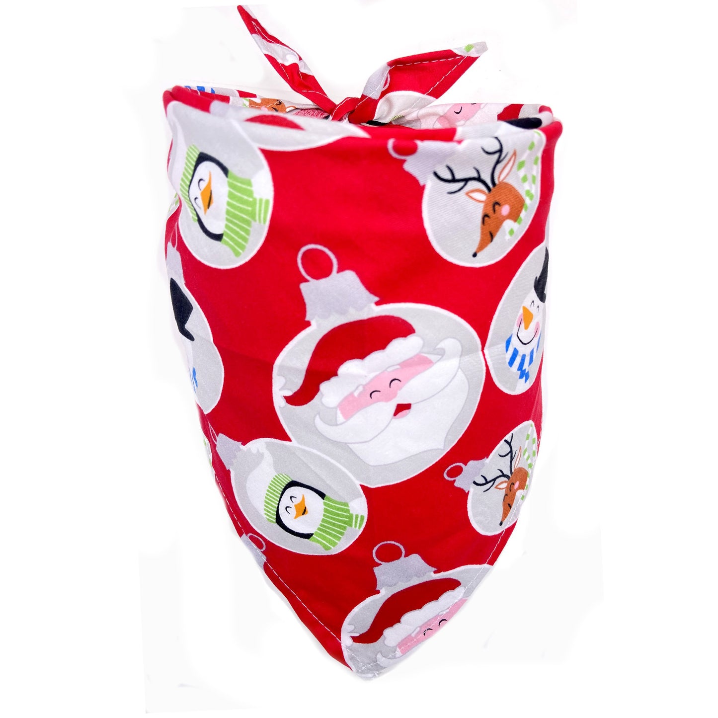 Christmas Triangular Binder Cotton Dog