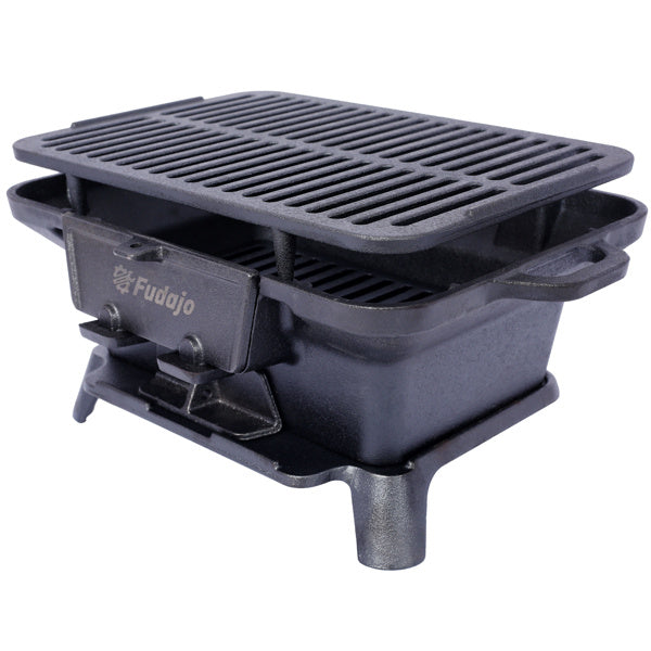 US Local Outdoor Oval Cast Iron Grill
