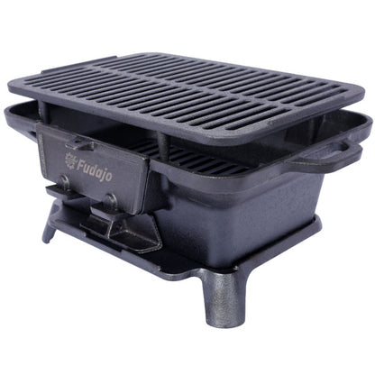 US Local Outdoor Oval Cast Iron Grill