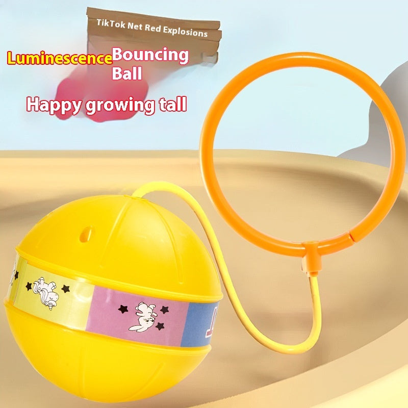 US Local Light-emitting Jumping Ball Children's Flash Jump Tetherball