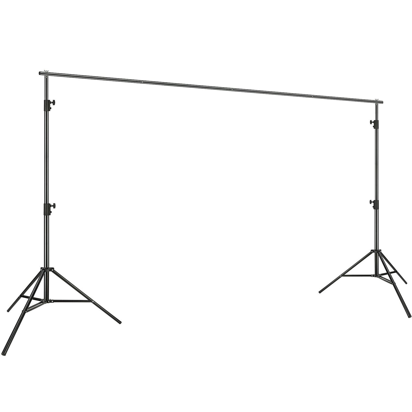 US Local VEVOR 11.48 X 9.58 Ft Heavy Duty Backdrop Stand, Height Adjustable Photography Backdrop Stand, Background Support System With 6 Clamps And A Carry Bag, For Party, Wedding, Display, Photo