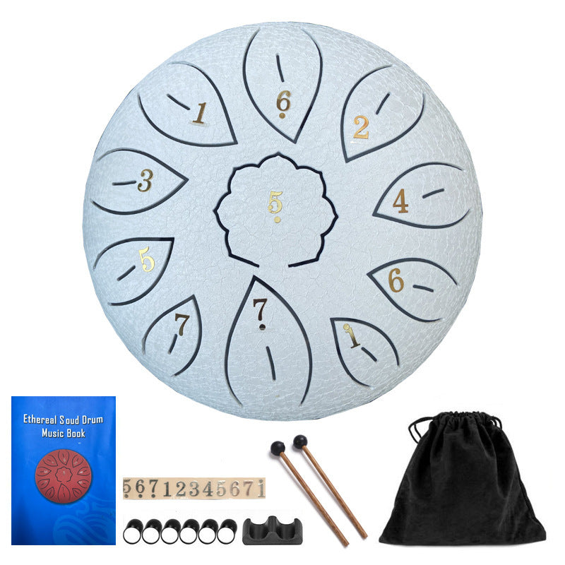 USA Local 6-inch 11-tone Ethereal Drum C Steel Tongue Drum