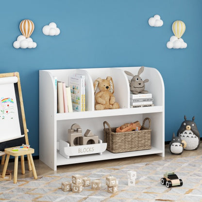 US Local Kids Bookcase With 4 Compartments