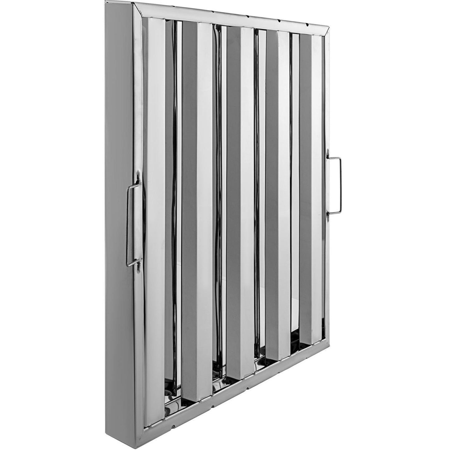 US Local VEVOR Pack Of 6 Hood Filters 19.5W X 19.5H Inch, 430 Stainless Steel 4 Grooves Commercial Hood Filters, Range Hood Filter For Grease Rated Commercial Kitchen Exhaust Hoods