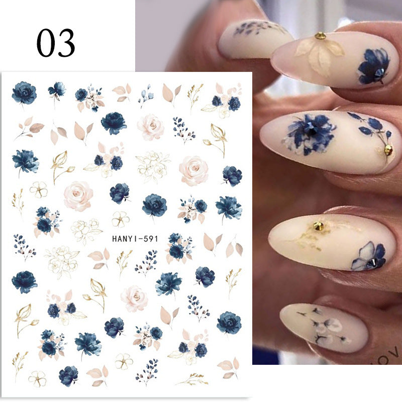 Maple Leaf Nail Enhancement Stick New Thanksgiving Day 3D Back Glue
