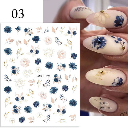 Maple Leaf Nail Enhancement Stick New Thanksgiving Day 3D Back Glue