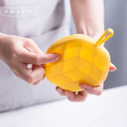 US Local Silicone 12 Cavity Hexagon 3D Ice Mold DIY Popsicle Mould Ice Cream Makers Storage Box