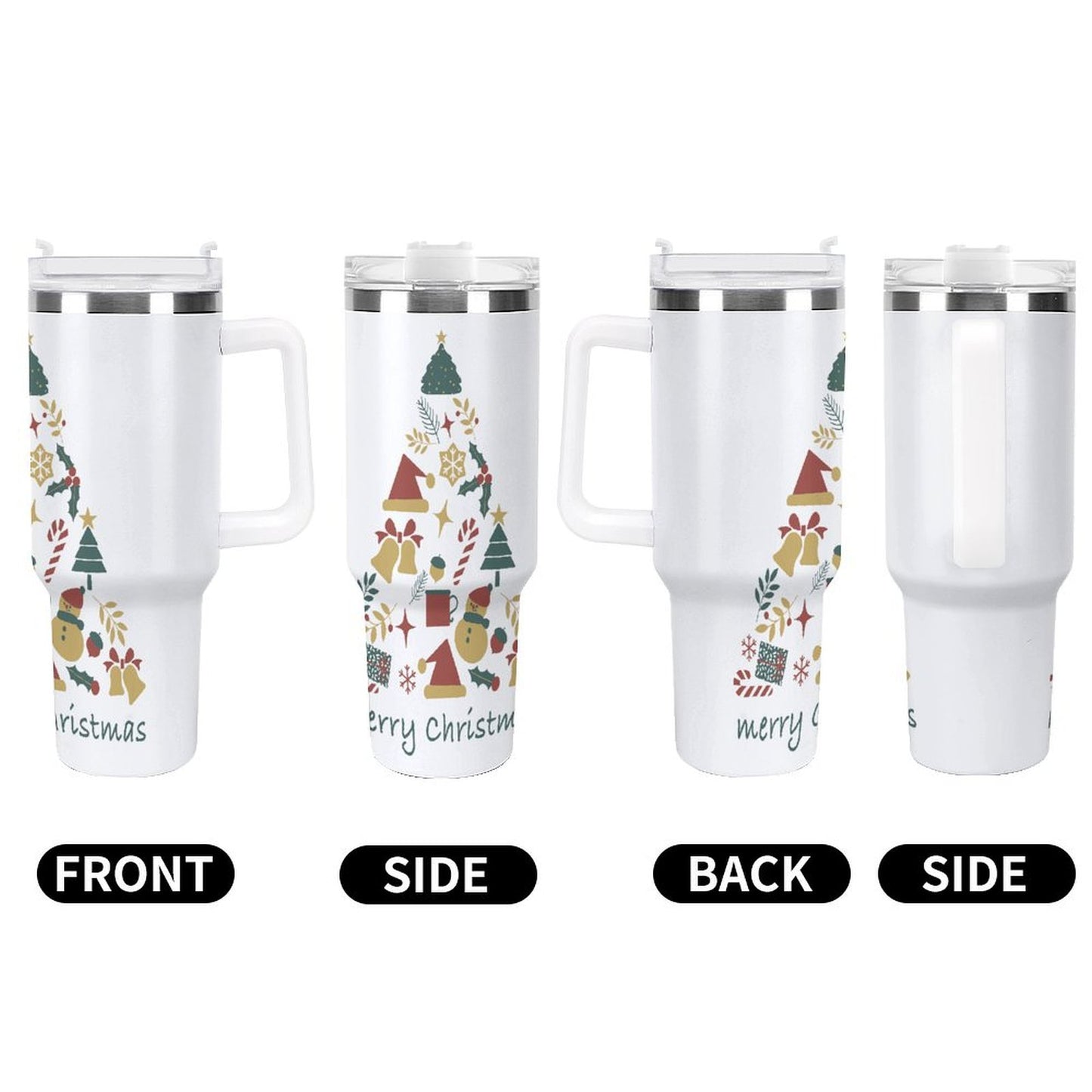 PHDT00320 POD US Local Tumbler 40 oz Large Capacity Car Cup Christmas Tree